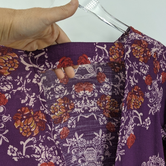 Free People Smooth Talker Purple Open Back Dress - Picture 8 of 12